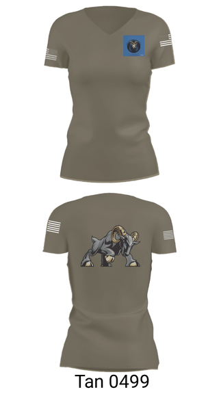 Women's Short Sleeve Vneck Shirt, , Army, Teamtime, Team time, sublimation, custom sports apparel, team uniforms, spirit wear, spiritwear, sports uniforms, custom shirts, team store, custom team store, fundraiser sports, apparel fundraiser