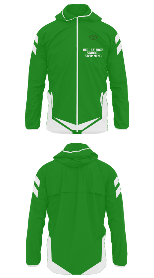 Windbreaker, Ridley High School Swimming, Swimming, Teamtime, Team time, sublimation, custom sports apparel, team uniforms, spirit wear, spiritwear, sports uniforms, custom shirts, team store, custom team store, fundraiser sports, apparel fundraiser