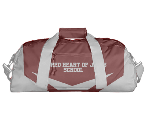 Duffle Bag, Sacred Heart of Jesus School, Spirit Store, Teamtime, Team time, sublimation, custom sports apparel, team uniforms, spirit wear, spiritwear, sports uniforms, custom shirts, team store, custom team store, fundraiser sports, apparel fundraiser