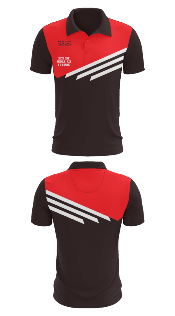 Short Sleeve Performance Polo, Red Line Mobile Axe Throwing, , Teamtime, Team time, sublimation, custom sports apparel, team uniforms, spirit wear, spiritwear, sports uniforms, custom shirts, team store, custom team store, fundraiser sports, apparel fundraiser