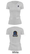 OSOS CONCRETE LLC 97572921 Women's Short Sleeve V-neck Shirt - 7