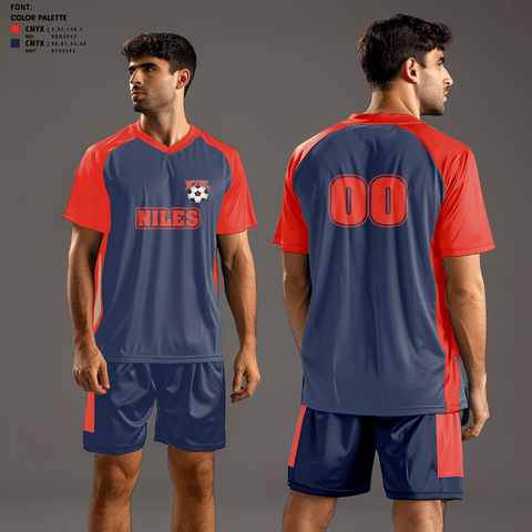 Short Sleeve Performance Shirt, Niles Recreational League NYSL, Men's Soccer, Teamtime, Team time, sublimation, custom sports apparel, team uniforms, spirit wear, spiritwear, sports uniforms, custom shirts, team store, custom team store, fundraiser sports, apparel fundraiser
