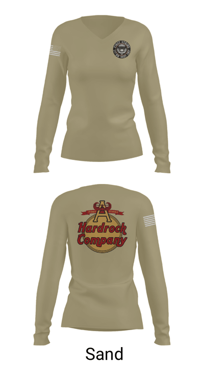 Hardrock Company 49031868 Women's Long Sleeve V-neck Shirt - 47