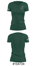 Jenison Junior High School Swimming 79083894 Women's Short Sleeve V-neck Shirt - 21