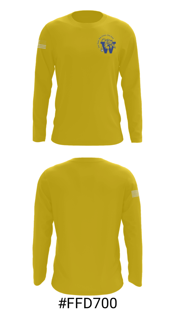 Long Sleeve Performance Shirt, Warrensville Heights High School Basketball, Women's Basketball, Teamtime, Team time, sublimation, custom sports apparel, team uniforms, spirit wear, spiritwear, sports uniforms, custom shirts, team store, custom team store, fundraiser sports, apparel fundraiser