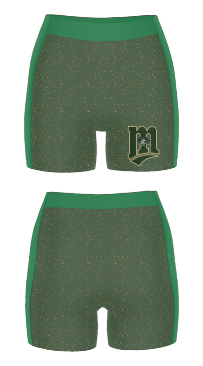 Monte Vista High School Basketball 17034184 Women's Compression Shorts - 28