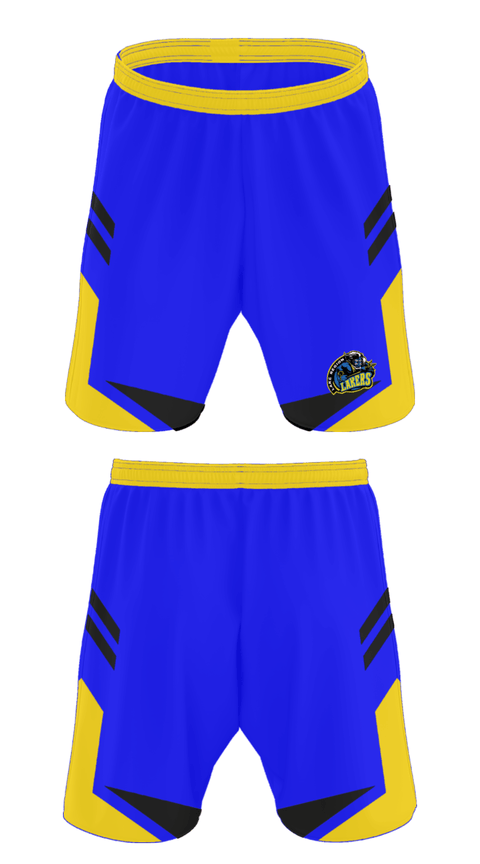 Athletic Shorts With Pockets, Lake Region High School Ice Hockey, Ice Hockey, Teamtime, Team time, sublimation, custom sports apparel, team uniforms, spirit wear, spiritwear, sports uniforms, custom shirts, team store, custom team store, fundraiser sports, apparel fundraiser