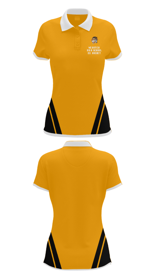 Women's Short Sleeve Performance Polo, Webster High School Ice Hockey, Ice Hockey, Teamtime, Team time, sublimation, custom sports apparel, team uniforms, spirit wear, spiritwear, sports uniforms, custom shirts, team store, custom team store, fundraiser sports, apparel fundraiser