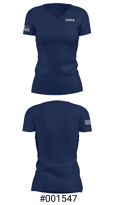 Women's Short Sleeve Vneck Shirt, Stack'd, , Teamtime, Team time, sublimation, custom sports apparel, team uniforms, spirit wear, spiritwear, sports uniforms, custom shirts, team store, custom team store, fundraiser sports, apparel fundraiser