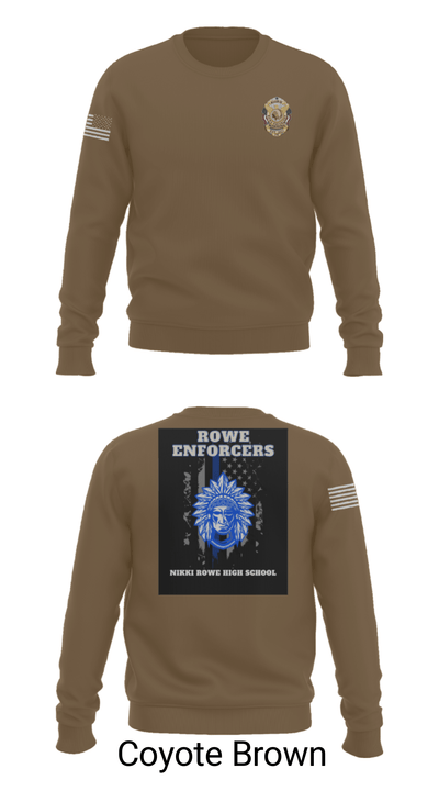 Rowe Enforcers 68406360 Crew Neck Sweatshirt - 10