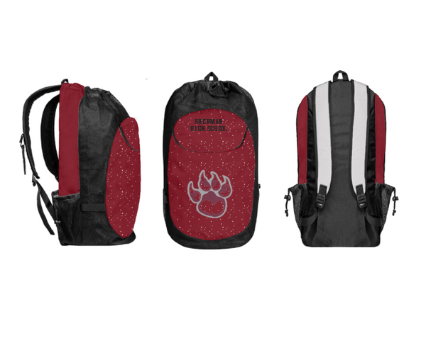 Gear Bag, Sherman High School, Spirit Store, Teamtime, Team time, sublimation, custom sports apparel, team uniforms, spirit wear, spiritwear, sports uniforms, custom shirts, team store, custom team store, fundraiser sports, apparel fundraiser