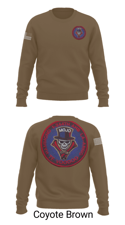 1-244th AASF 18412606 Crew Neck Sweatshirt - 10