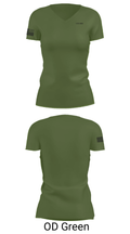 E CO 21BEB 21998530 Women's Short Sleeve V-neck Shirt - 28