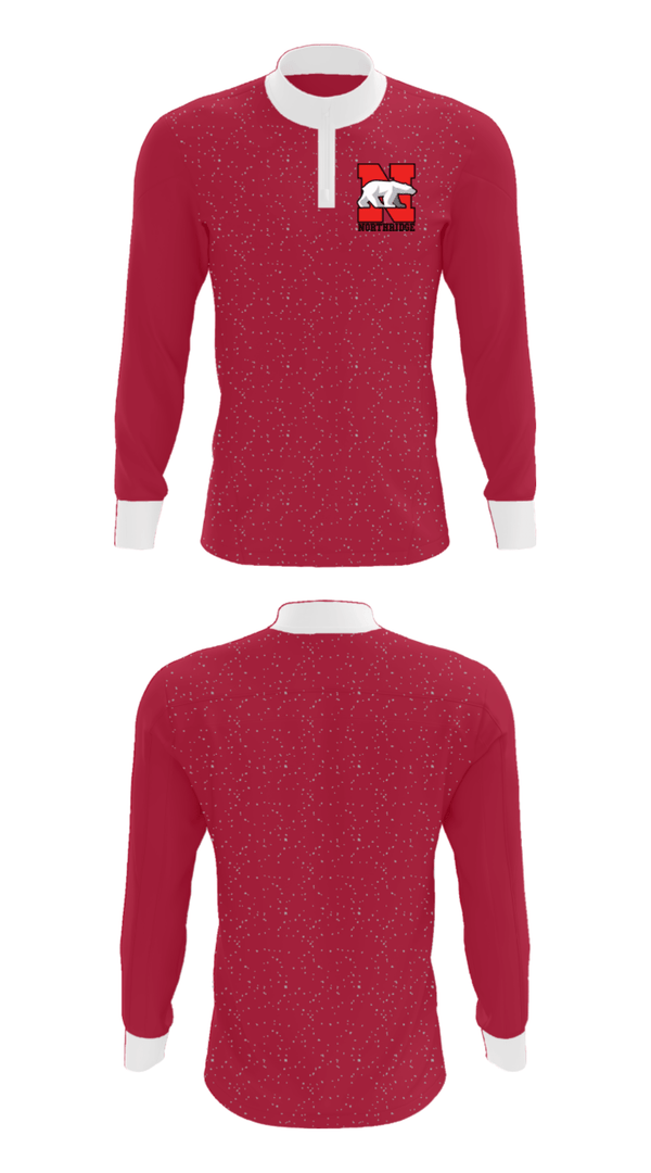 Quarter Zip Jacket, Northridge High School, Spirit Store, Teamtime, Team time, sublimation, custom sports apparel, team uniforms, spirit wear, spiritwear, sports uniforms, custom shirts, team store, custom team store, fundraiser sports, apparel fundraiser