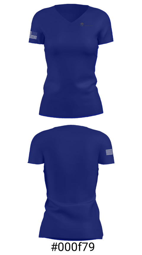 Women's Short Sleeve Vneck Shirt, Delaware Valley Classical School, Spirit Store, Teamtime, Team time, sublimation, custom sports apparel, team uniforms, spirit wear, spiritwear, sports uniforms, custom shirts, team store, custom team store, fundraiser sports, apparel fundraiser