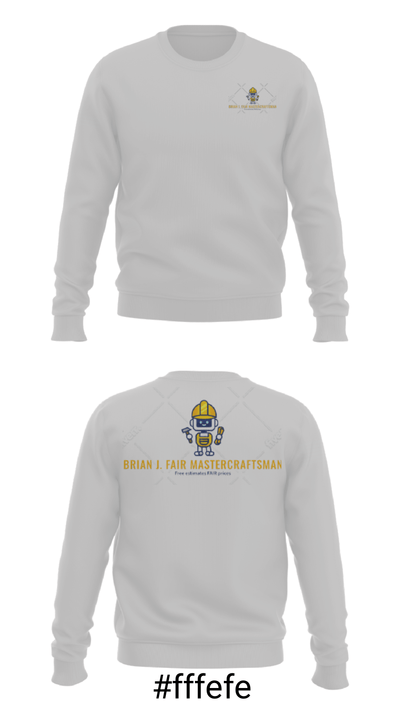 Brian J Fair Master Craftsman 23333982 Crew Neck Sweatshirt - 16