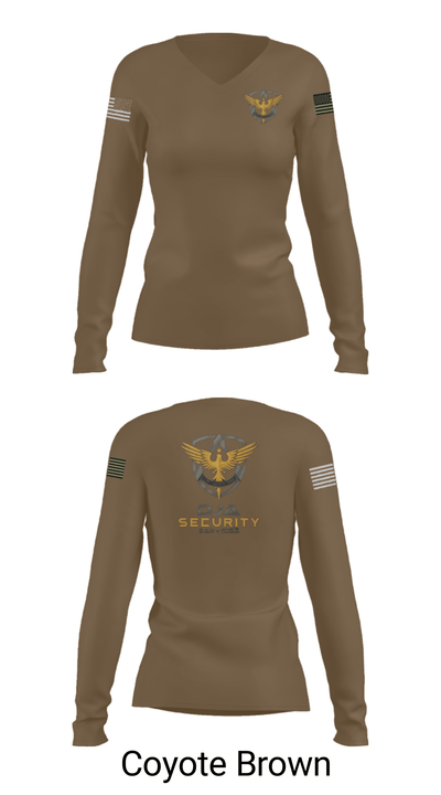 DJA 2725367 Women's Long Sleeve V-neck Shirt - 15