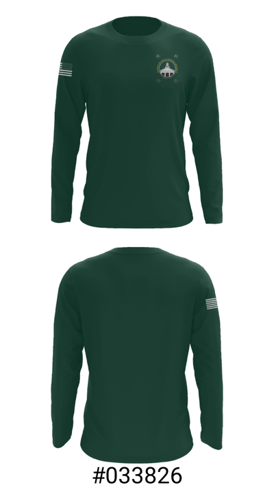 Hamilton Middle School 17050088 Long Sleeve Performance Shirt - 18