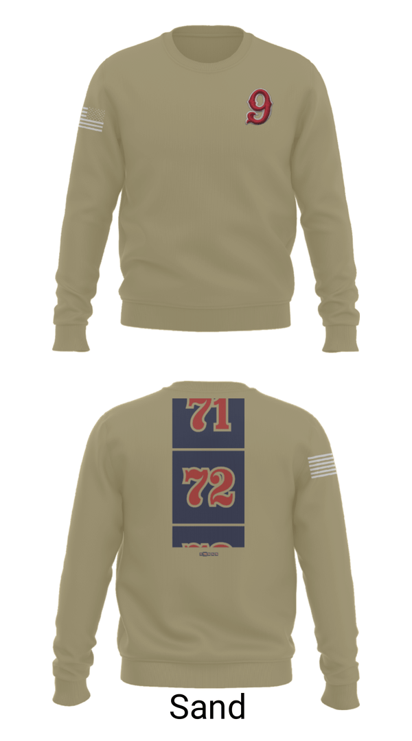Crew Neck Sweatshirt, Vacaville fire, Fire Department, Teamtime, Team time, sublimation, custom sports apparel, team uniforms, spirit wear, spiritwear, sports uniforms, custom shirts, team store, custom team store, fundraiser sports, apparel fundraiser