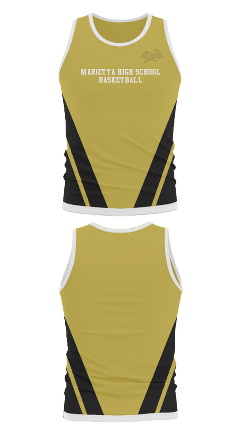 Tank Top, Marietta High School Basketball, Women's Basketball, Teamtime, Team time, sublimation, custom sports apparel, team uniforms, spirit wear, spiritwear, sports uniforms, custom shirts, team store, custom team store, fundraiser sports, apparel fundraiser