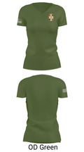 345th MCGA 98196690 Women's Short Sleeve V-neck Shirt - 28