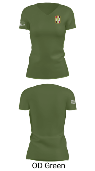 Women's Short Sleeve Vneck Shirt, , Army, Teamtime, Team time, sublimation, custom sports apparel, team uniforms, spirit wear, spiritwear, sports uniforms, custom shirts, team store, custom team store, fundraiser sports, apparel fundraiser