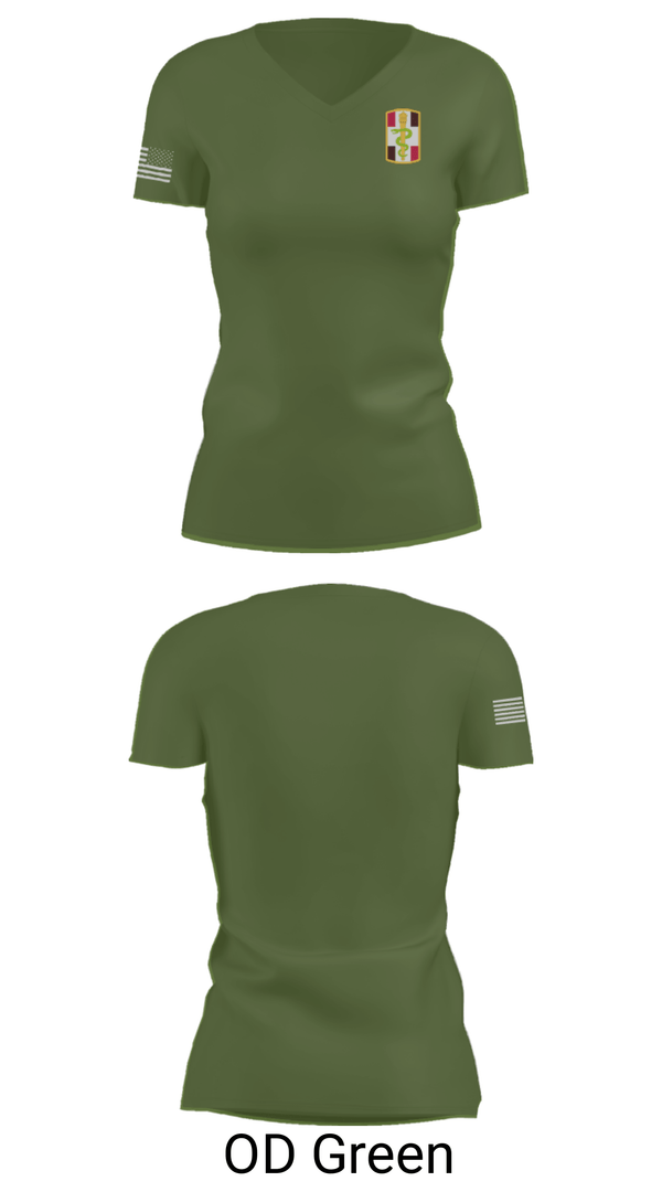 Women's Short Sleeve Vneck Shirt, , Army, Teamtime, Team time, sublimation, custom sports apparel, team uniforms, spirit wear, spiritwear, sports uniforms, custom shirts, team store, custom team store, fundraiser sports, apparel fundraiser