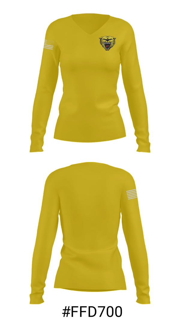 Women's Long Sleeve Vneck Shirt, Watson Chapel Junior High School Basketball, Men's Basketball, Teamtime, Team time, sublimation, custom sports apparel, team uniforms, spirit wear, spiritwear, sports uniforms, custom shirts, team store, custom team store, fundraiser sports, apparel fundraiser
