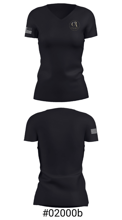 Cinco Rosas Resort 1290153 Women's Short Sleeve V-neck Shirt - 21