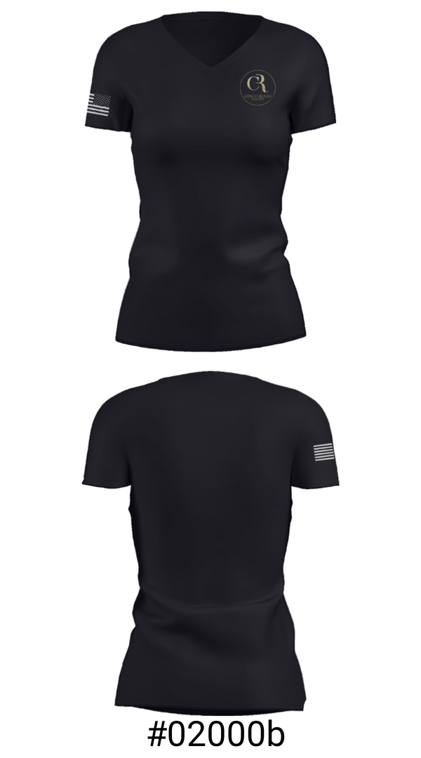 Women's Short Sleeve Vneck Shirt, Cinco Rosas Resort, Tennis, Teamtime, Team time, sublimation, custom sports apparel, team uniforms, spirit wear, spiritwear, sports uniforms, custom shirts, team store, custom team store, fundraiser sports, apparel fundraiser
