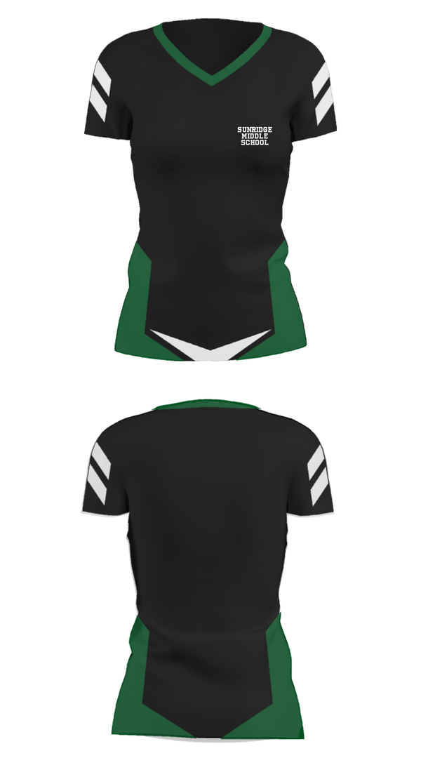 Women's Short Sleeve Vneck Shirt, Sunridge Middle School, Spirit Store, Teamtime, Team time, sublimation, custom sports apparel, team uniforms, spirit wear, spiritwear, sports uniforms, custom shirts, team store, custom team store, fundraiser sports, apparel fundraiser