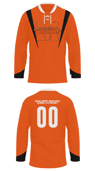 Hockey Jersey, Middlebury Union High School Ice Hockey, Ice Hockey, Teamtime, Team time, sublimation, custom sports apparel, team uniforms, spirit wear, spiritwear, sports uniforms, custom shirts, team store, custom team store, fundraiser sports, apparel fundraiser