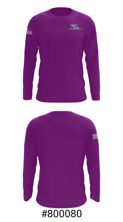 Burlington High School Basketball 27113536 Long Sleeve Performance Shirt - 18