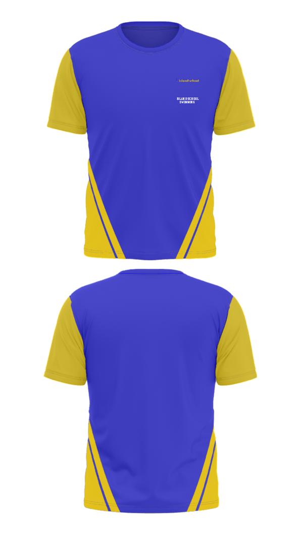 Short Sleeve Performance Shirt, Island School Swimming, Swimming, Teamtime, Team time, sublimation, custom sports apparel, team uniforms, spirit wear, spiritwear, sports uniforms, custom shirts, team store, custom team store, fundraiser sports, apparel fundraiser