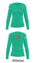 Rivera's Construction 31728609 Women's Long Sleeve V-neck Shirt - 20