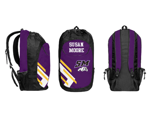 Gear Bag, Susan Moore, Spirit Store, Teamtime, Team time, sublimation, custom sports apparel, team uniforms, spirit wear, spiritwear, sports uniforms, custom shirts, team store, custom team store, fundraiser sports, apparel fundraiser