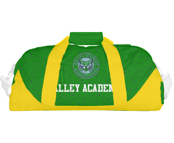 Duffle Bag, Valley Academy, Spirit Store, Teamtime, Team time, sublimation, custom sports apparel, team uniforms, spirit wear, spiritwear, sports uniforms, custom shirts, team store, custom team store, fundraiser sports, apparel fundraiser