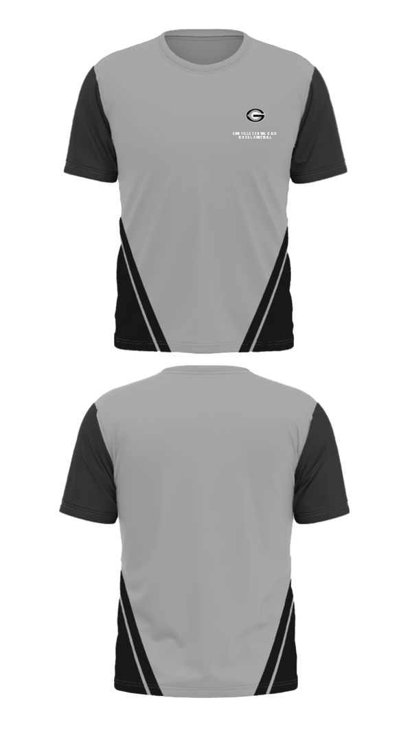 Short Sleeve Performance Shirt, Granville Central High School Basketball, Men's Basketball, Teamtime, Team time, sublimation, custom sports apparel, team uniforms, spirit wear, spiritwear, sports uniforms, custom shirts, team store, custom team store, fundraiser sports, apparel fundraiser