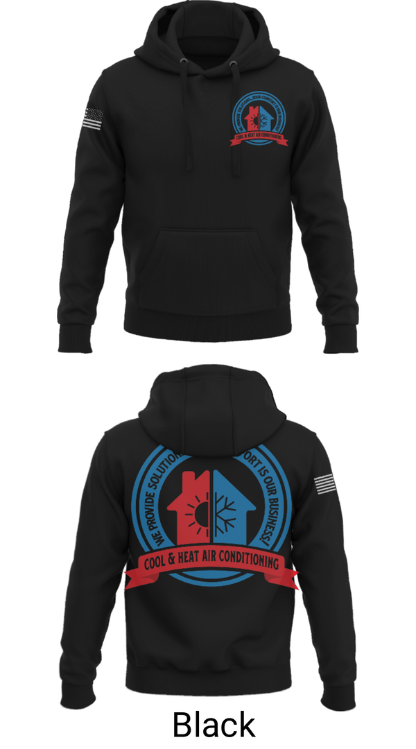 Hoodie, Cool & Heat Air Conditioning, , Teamtime, Team time, sublimation, custom sports apparel, team uniforms, spirit wear, spiritwear, sports uniforms, custom shirts, team store, custom team store, fundraiser sports, apparel fundraiser