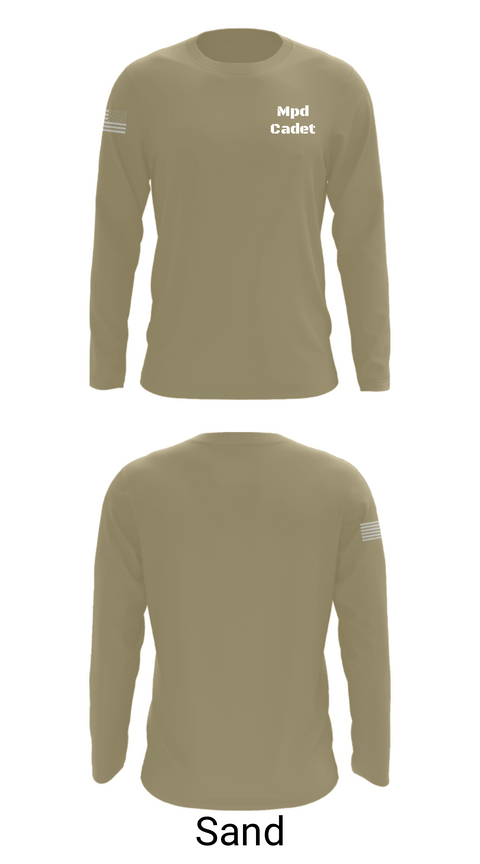 Long Sleeve Performance Shirt, Mpd Cadet, Police, Teamtime, Team time, sublimation, custom sports apparel, team uniforms, spirit wear, spiritwear, sports uniforms, custom shirts, team store, custom team store, fundraiser sports, apparel fundraiser