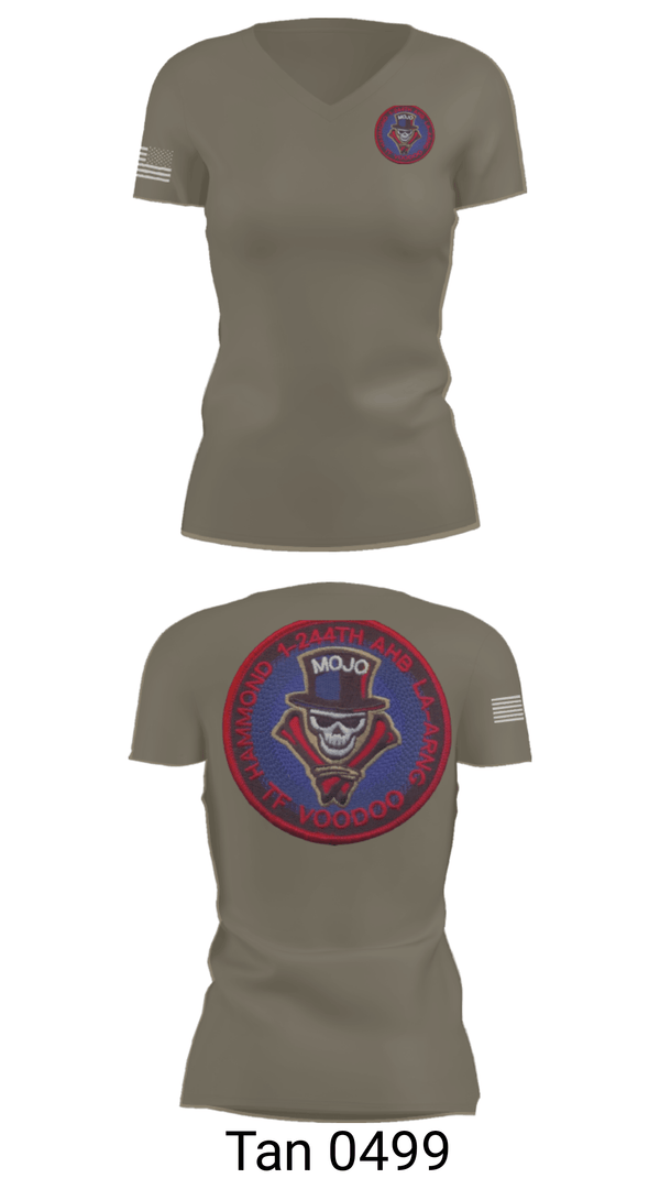 Women's Short Sleeve Vneck Shirt, 1-244th AASF, National Guard, Teamtime, Team time, sublimation, custom sports apparel, team uniforms, spirit wear, spiritwear, sports uniforms, custom shirts, team store, custom team store, fundraiser sports, apparel fundraiser