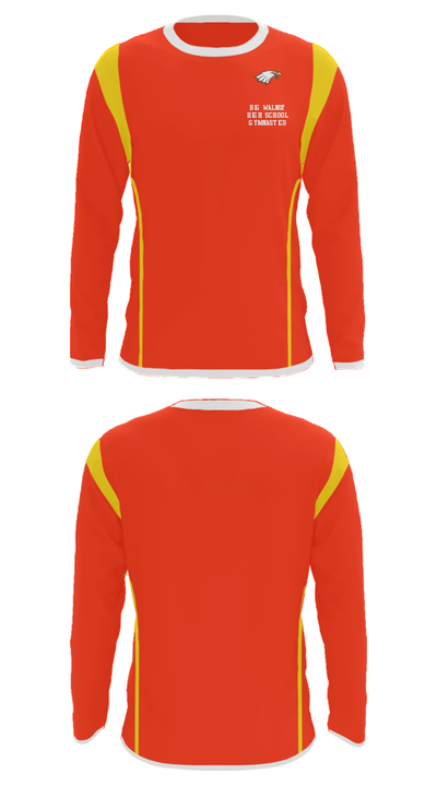 Big Walnut High School Gymnastics 96442176 Long Sleeve Performance Shirt - 32