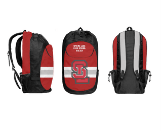 Gear Bag, Spring Lake High School Hockey, Ice Hockey, Teamtime, Team time, sublimation, custom sports apparel, team uniforms, spirit wear, spiritwear, sports uniforms, custom shirts, team store, custom team store, fundraiser sports, apparel fundraiser