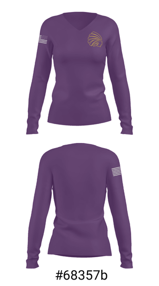Women's Long Sleeve Vneck Shirt, Carlyle High School Basketball, Men's Basketball, Teamtime, Team time, sublimation, custom sports apparel, team uniforms, spirit wear, spiritwear, sports uniforms, custom shirts, team store, custom team store, fundraiser sports, apparel fundraiser