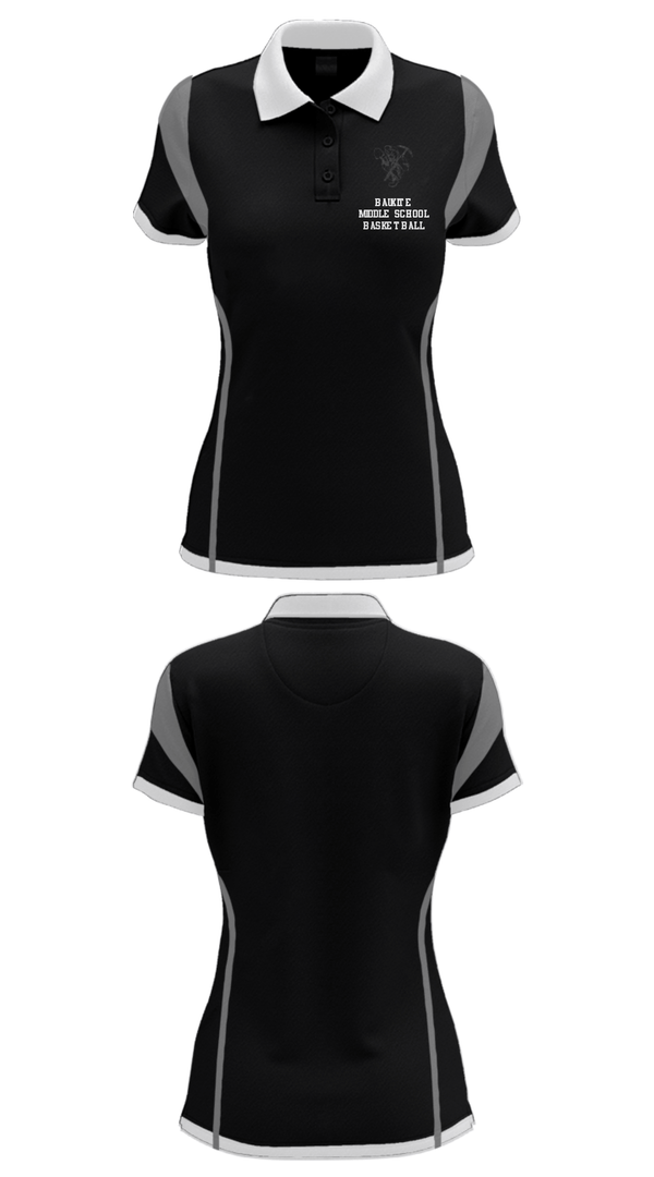 Women's Short Sleeve Performance Polo, Bauxite Middle School Basketball, Men's Basketball, Teamtime, Team time, sublimation, custom sports apparel, team uniforms, spirit wear, spiritwear, sports uniforms, custom shirts, team store, custom team store, fundraiser sports, apparel fundraiser