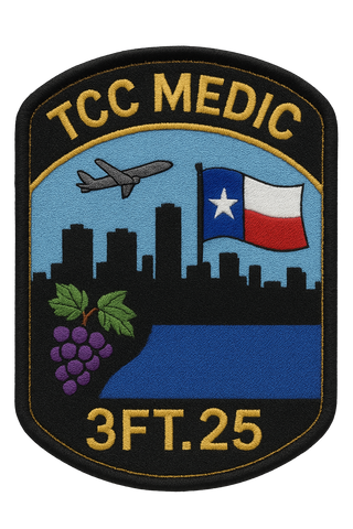 TCC Paramedic Class 3FT.25 86359977 Stainless Steel Water Bottle with a Straw Lid
