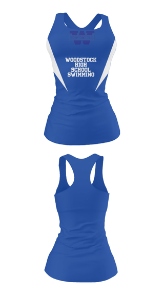 Tank Top, Woodstock High School Swimming, Swimming, Teamtime, Team time, sublimation, custom sports apparel, team uniforms, spirit wear, spiritwear, sports uniforms, custom shirts, team store, custom team store, fundraiser sports, apparel fundraiser