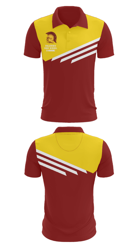 Short Sleeve Performance Polo, Hillsboro High School Swimming, Swimming, Teamtime, Team time, sublimation, custom sports apparel, team uniforms, spirit wear, spiritwear, sports uniforms, custom shirts, team store, custom team store, fundraiser sports, apparel fundraiser