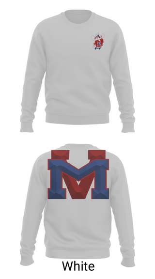 Crew Neck Sweatshirt, Medicine Valley High School Wrestling, Wrestling, Teamtime, Team time, sublimation, custom sports apparel, team uniforms, spirit wear, spiritwear, sports uniforms, custom shirts, team store, custom team store, fundraiser sports, apparel fundraiser