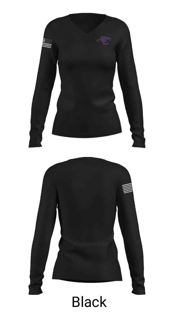 Women's Long Sleeve Vneck Shirt, Cypress Lake High School Basketball, Women's Basketball, Teamtime, Team time, sublimation, custom sports apparel, team uniforms, spirit wear, spiritwear, sports uniforms, custom shirts, team store, custom team store, fundraiser sports, apparel fundraiser